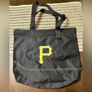 Pittsburgh Pirates Black Tote bag with zipper